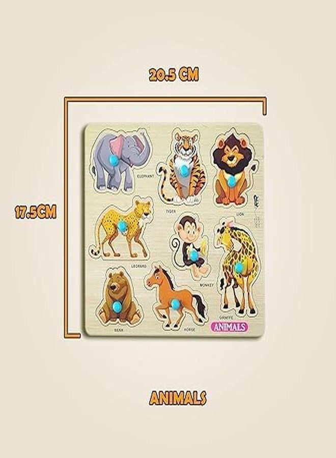 MAPA PLAY Jungle Animal Wooden Floor Puzzle Wooden Toys for Children Learning Game Educational - Image 3